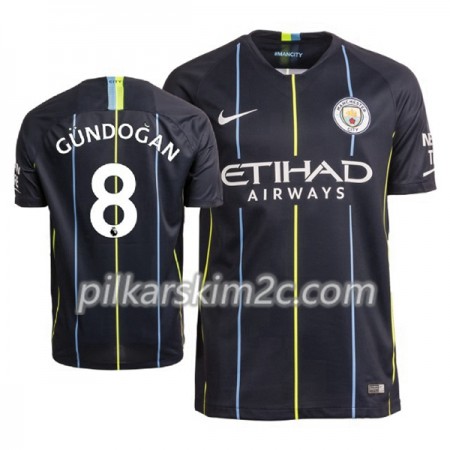 Koszulka Manchester City Gundogan 8 Precz 2018-2019 - Koszulki Piłkarskie